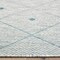 Homeroots 2 x 3 ft. Blue Diamonds Indoor & Outdoor Scatter Area Rug 396238 - alternate 4